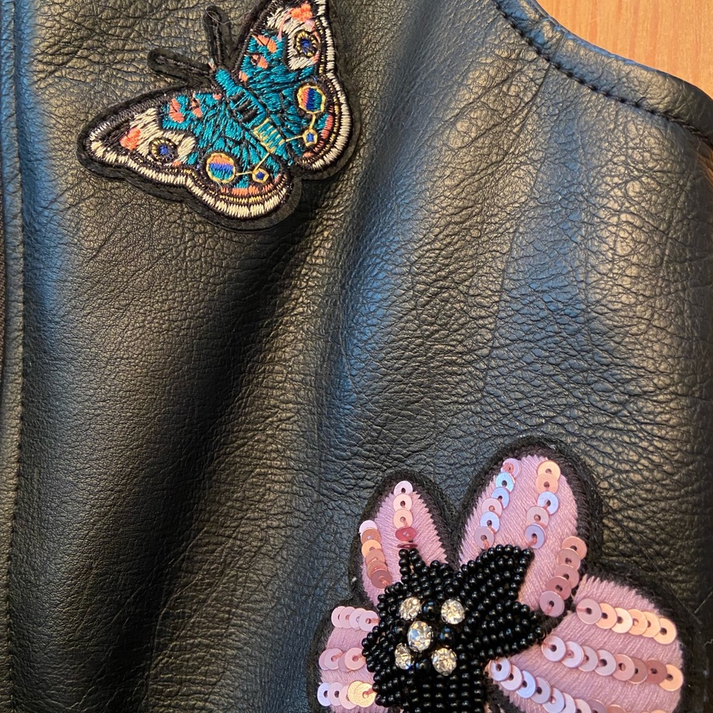 Faux leather vest - Picture 3 of 15